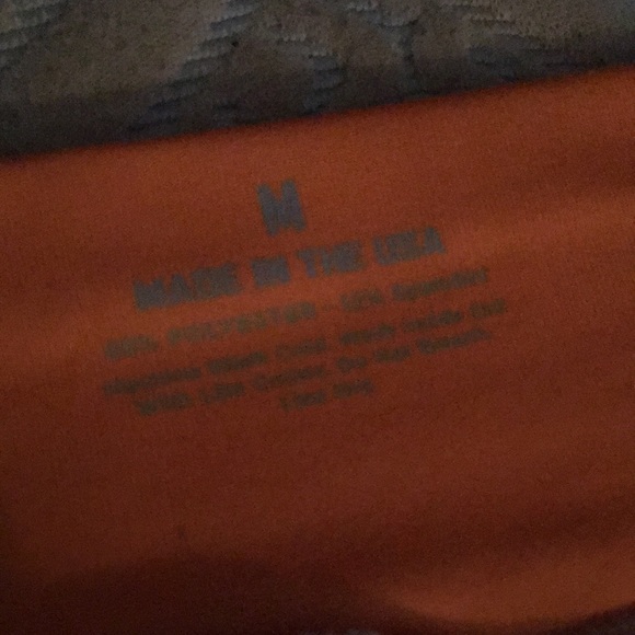 Strong by design orange and pink-red leggings with pattern - Picture 6 of 6